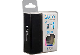 AGILE 2600 mAh Powerbank Taşınabilir Şarj Siyah