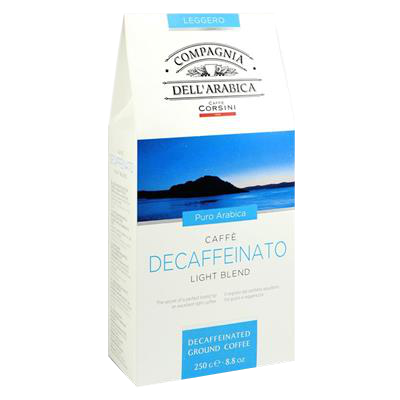 COMPAGNIA DELL' ARABICA DAR010 PURE koffeinmentes őrölt kávé