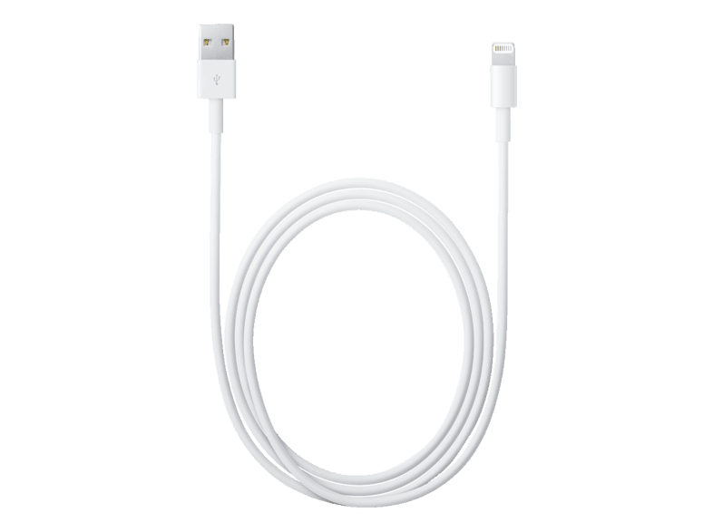 vertrekken Mark Onderdrukking APPLE USB-kabel - Lightning 2 m Wit (MD819ZM/A)