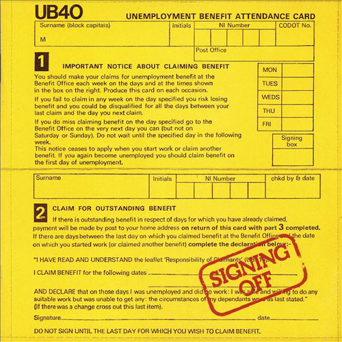 UB40 - Signing Off (CD)
