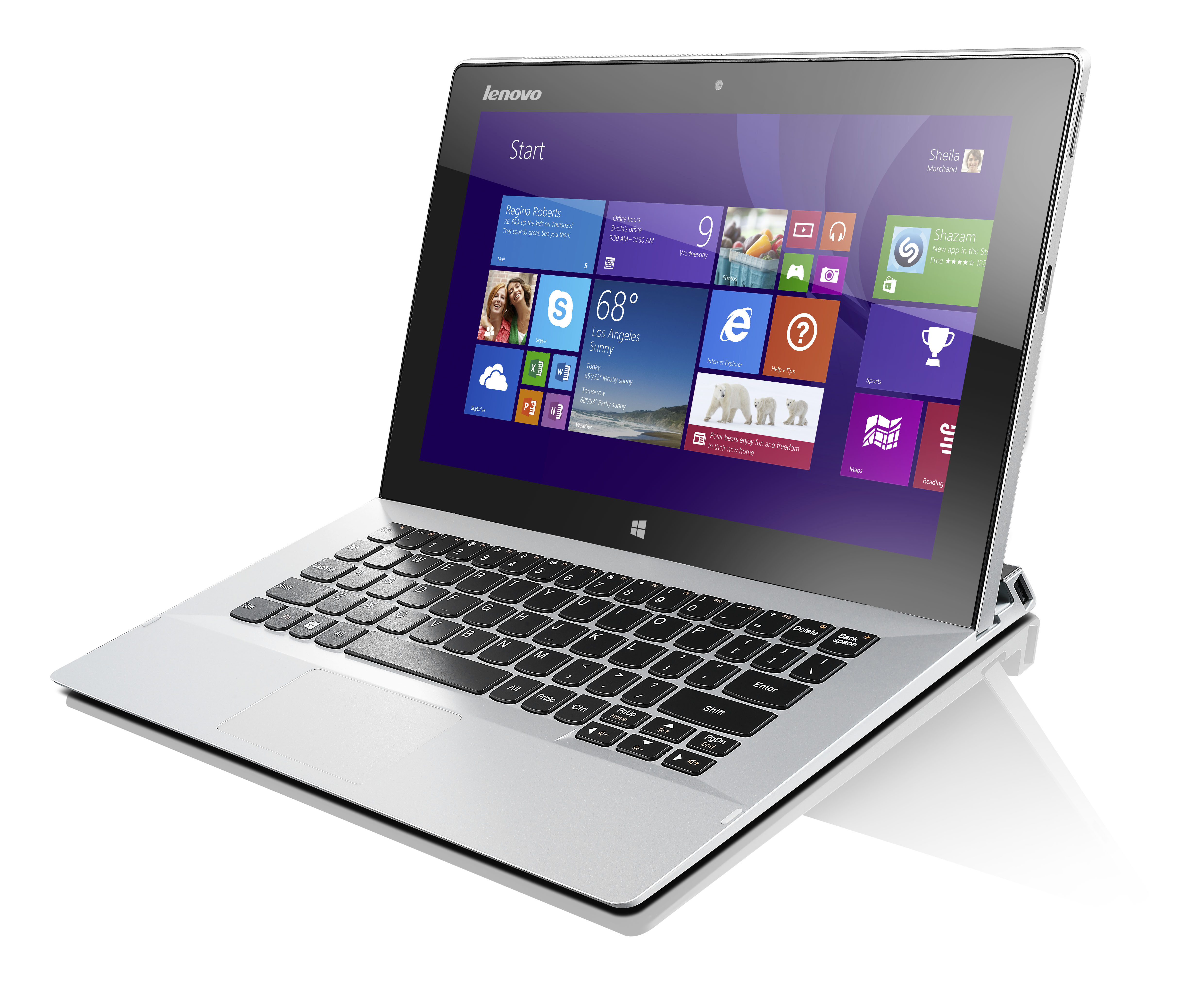 LENOVO Lenovo MIIX 2 11, 256 GB, 11,6 Zoll, Silber