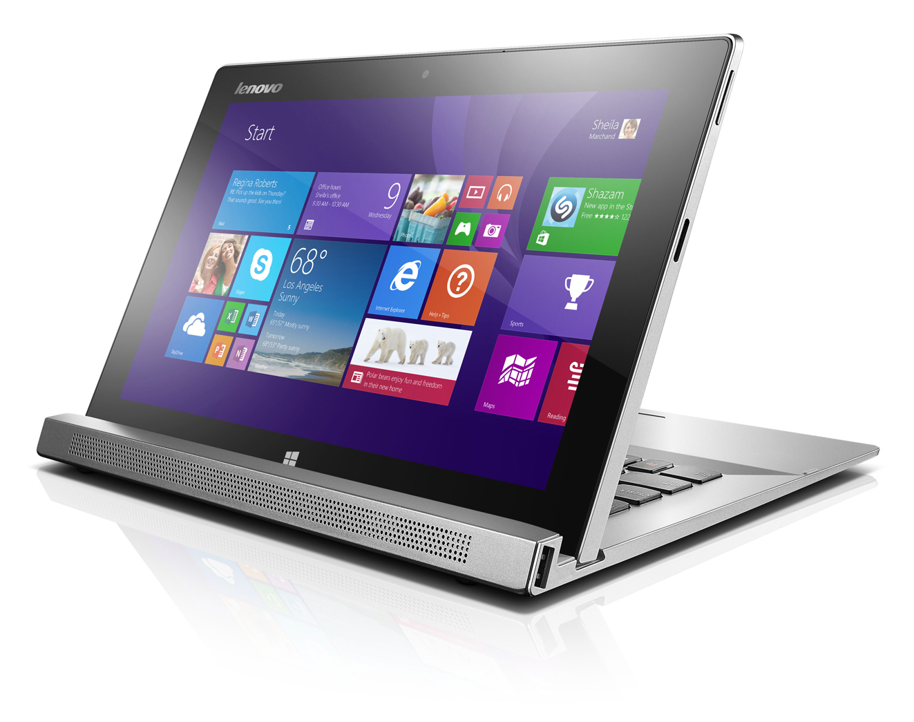 LENOVO Lenovo MIIX 2 11, 256 GB, 11,6 Zoll, Silber