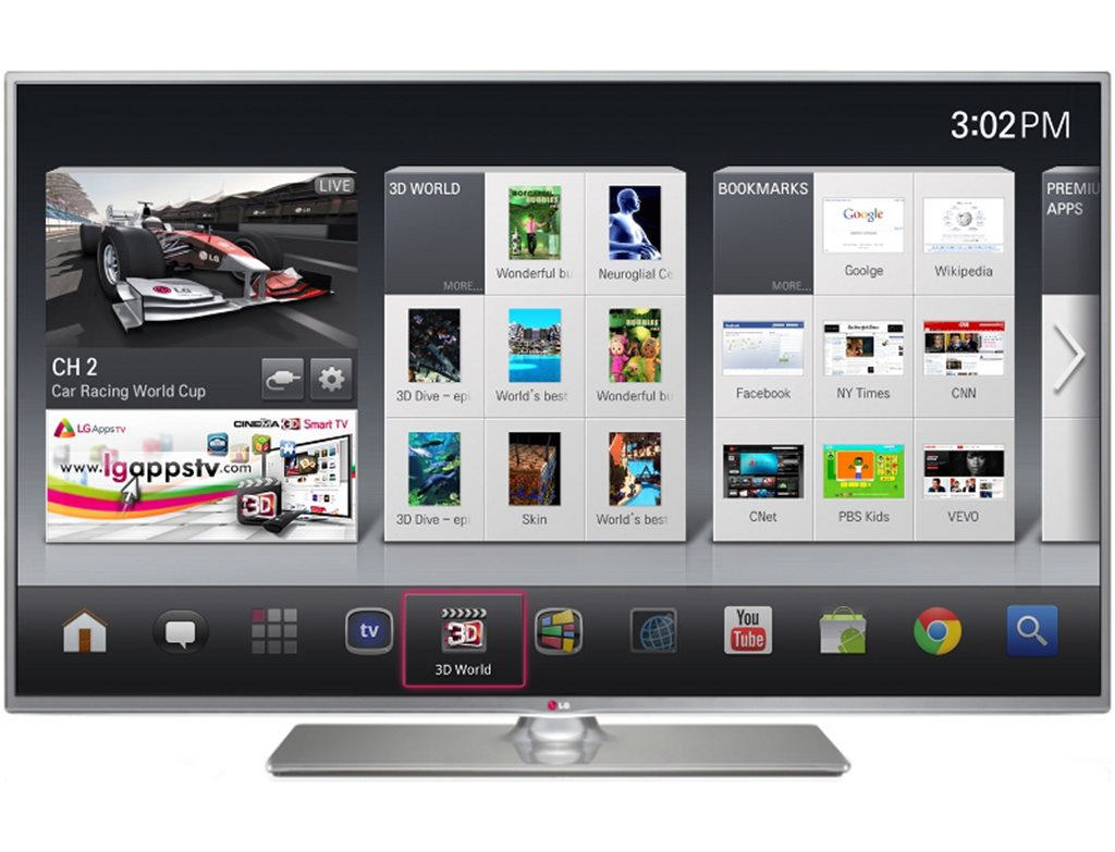 LG 70LB650V 70 inç 178 cm Ekran Full HD 3D SMART LED TV