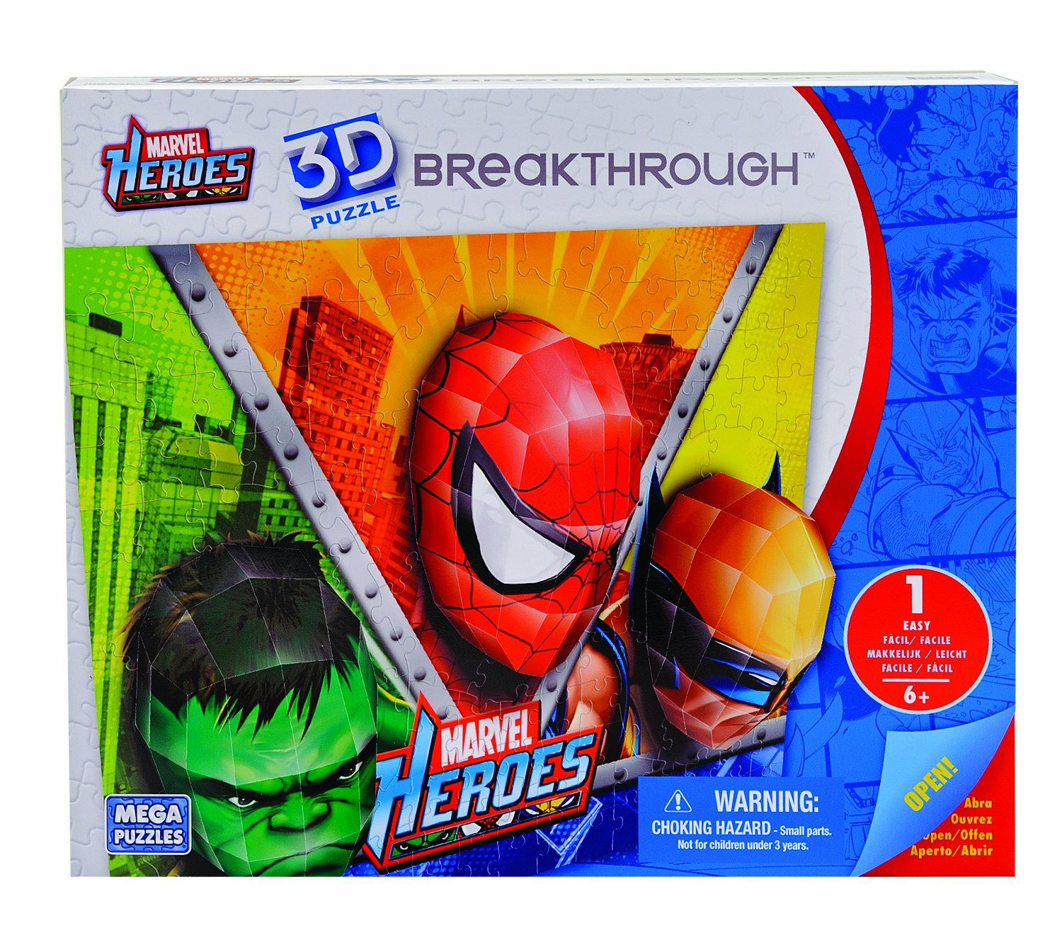 ENZA 3D Puzzle Breakthrough Marvel Heroes