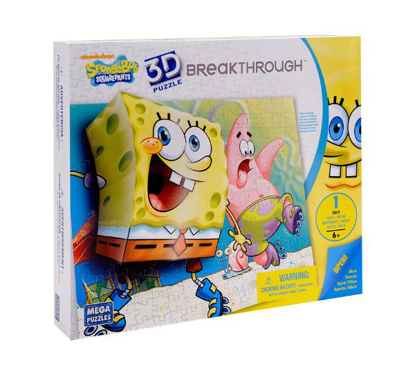 ENZA 3D Puzzle Breakthrough Sponge Bob 2
