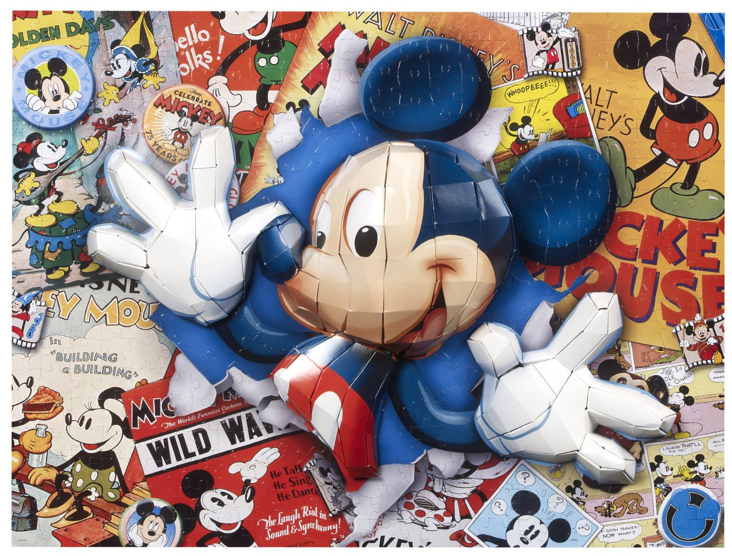 ENZA 3D Puzzle Breakthrough Mickey Mouse