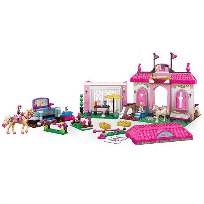 ENZA Barbie Blok Pony ve Jokey Seti