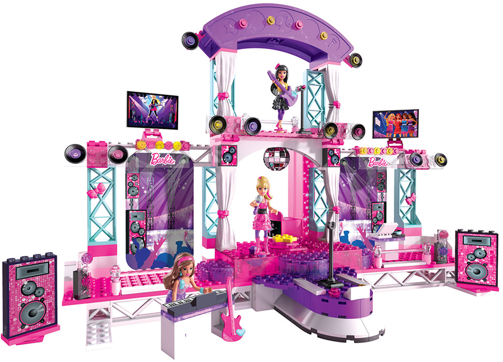 ENZA Barbie Sesli ve Işıklı Blok Rock Starı Sahne Seti