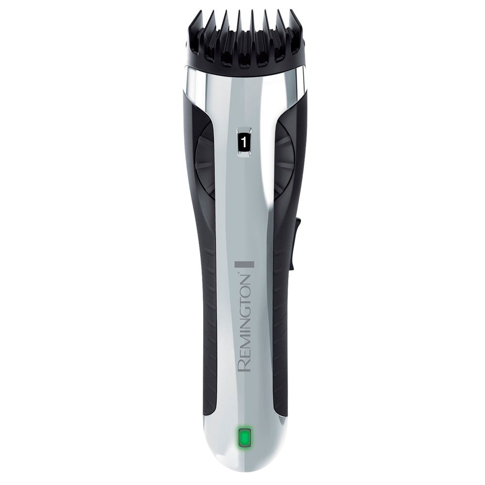 Remington szakállvágó fekete háttéren.