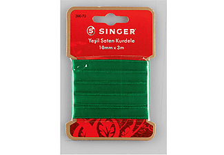 SINGER 300-73 Yeşil Saten Kurdele ( 10 mm x 3 m )