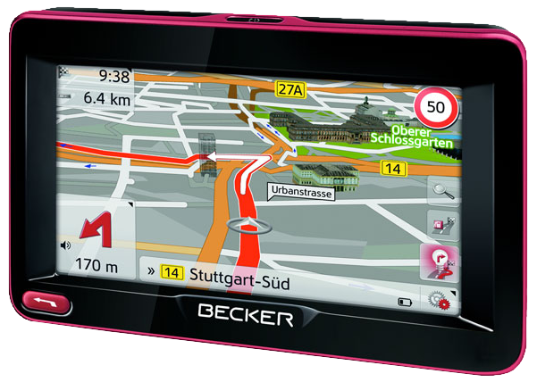 BECKER Ready 45 LMU navigáció Európa térkép (Élettartam frissítés - 44 ország)