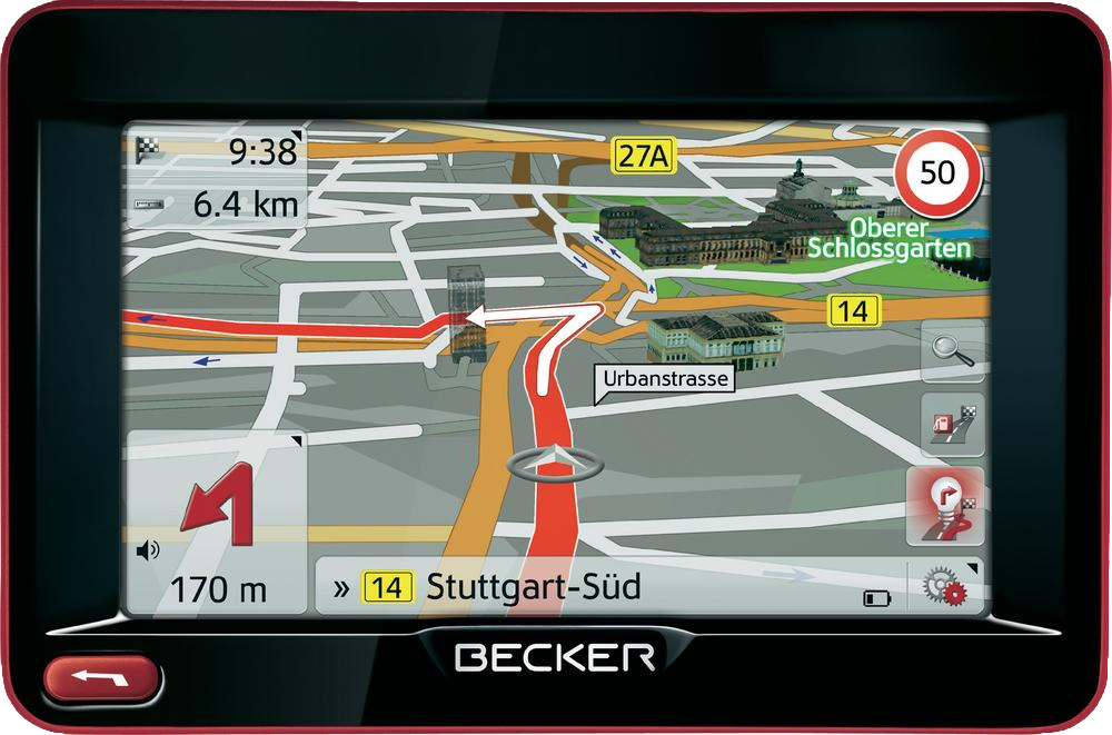 BECKER Ready 45 LMU navigáció Európa térkép (Élettartam frissítés - 44 ország)