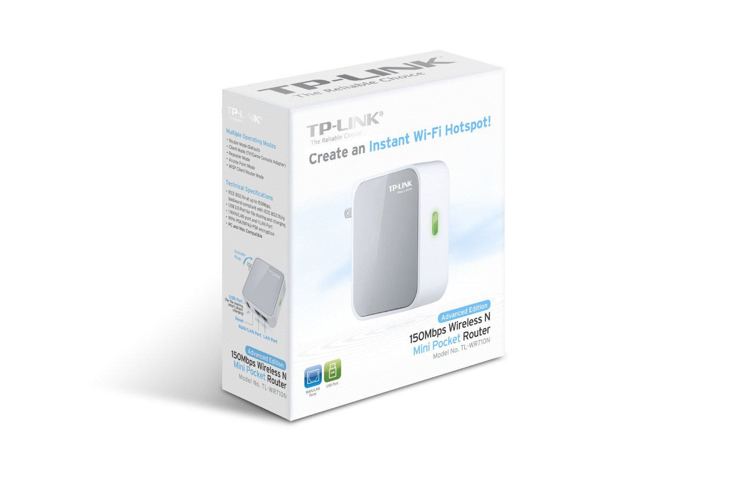 TP-LINK TL-WR710N 150 Mbps Kablosuz N Mini Cep Router Fiyat & Özellik ...