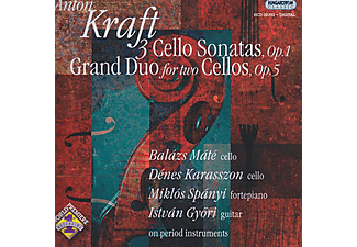 Karasszon Dénes & Máté Balázs - 3 Cello Sonatas Op. 1, Grand Duo for Two Cellos Op.5 (CD)