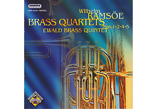 Ewald Rézfúvós Kvintett - Brass Quartets Nos. 1, 2, 4, 5 (CD)