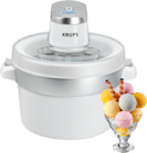 Eismaschine Venise Chrom/Weiß