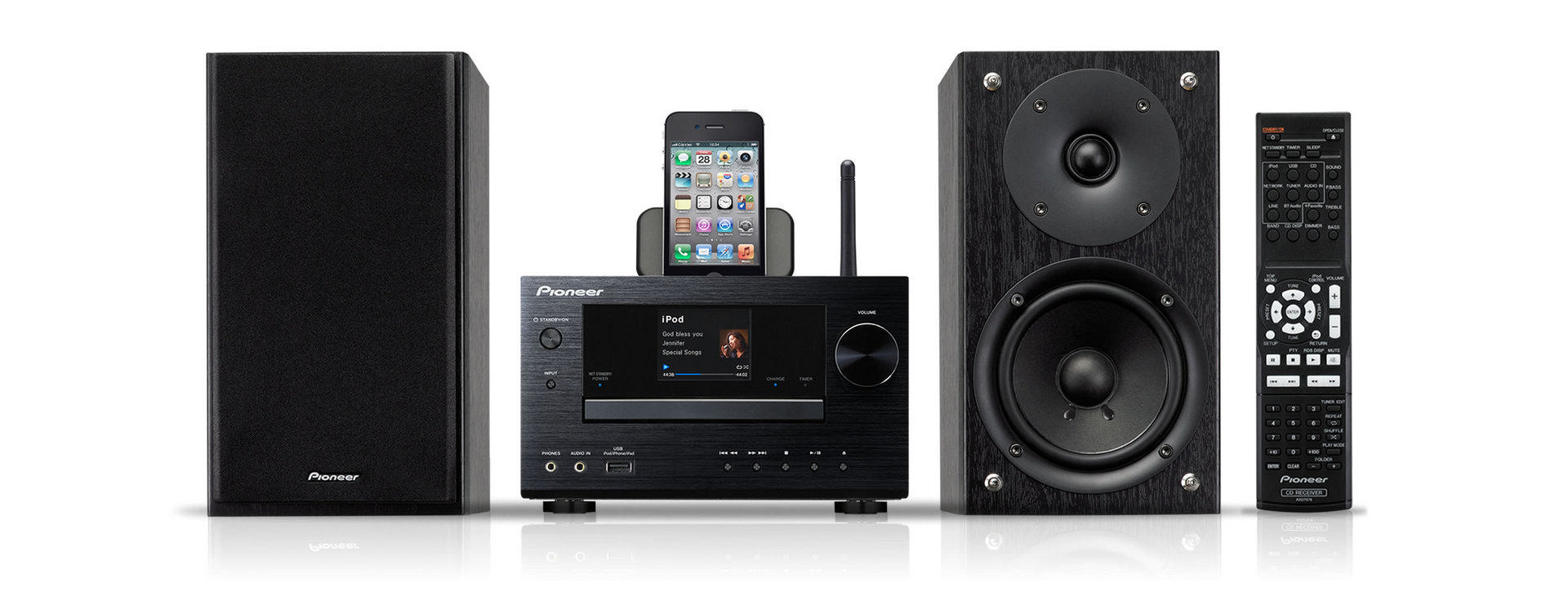 PIONEER X-HM71-K 2 x 2 Yollu Mikro Müzik Seti