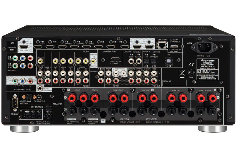 PIONEER SC-LX57-K 9 Kanallı Ev Sinema Amplifikatörü Siyah