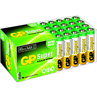 GP Super Alkaline AAA batterijen - 40 stuks