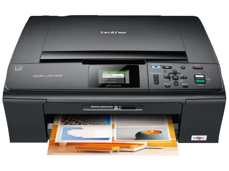 BROTHER DCP-J315W Wi-Fi Çok Fonksiyonlu Mürekkep Püskürtmeli Yazıcı