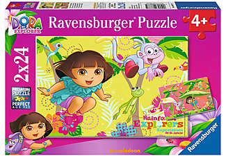 RAVENSBURGER Dora 2x24 Parça Puzzle