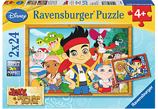 RAVENSBURGER WD Jake ve Hazine 2x24 Parça Puzzle