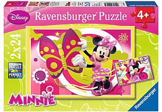 RAVENSBURGER WD Minnie ile Bir Gün 2x24 Parça Puzzle