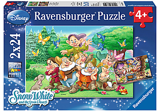 RAVENSBURGER WD Yedi Cüceler 2x24 Parça Puzzle