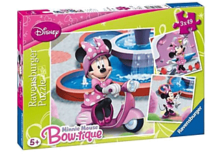 RAVENSBURGER WD Minnie Mouse Parkta 3x49 Parçalı Puzzle