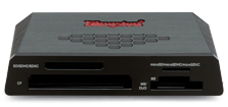 KINGSTON USB 3.0 Kartenlesegerät FCR-HS3, Schwarz