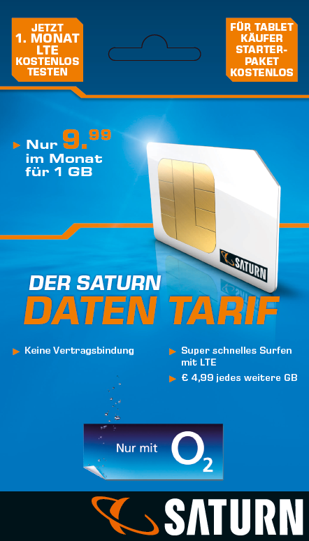 SATURN Daten-Tarif Basis Startpaket
