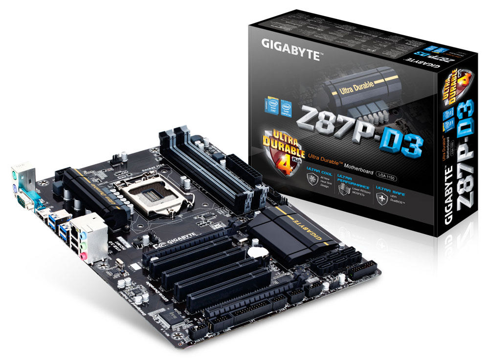 GIGABYTE GA-Z87P-D3 1150p DDR3 1600MHz S+V+GL+16X Anakart