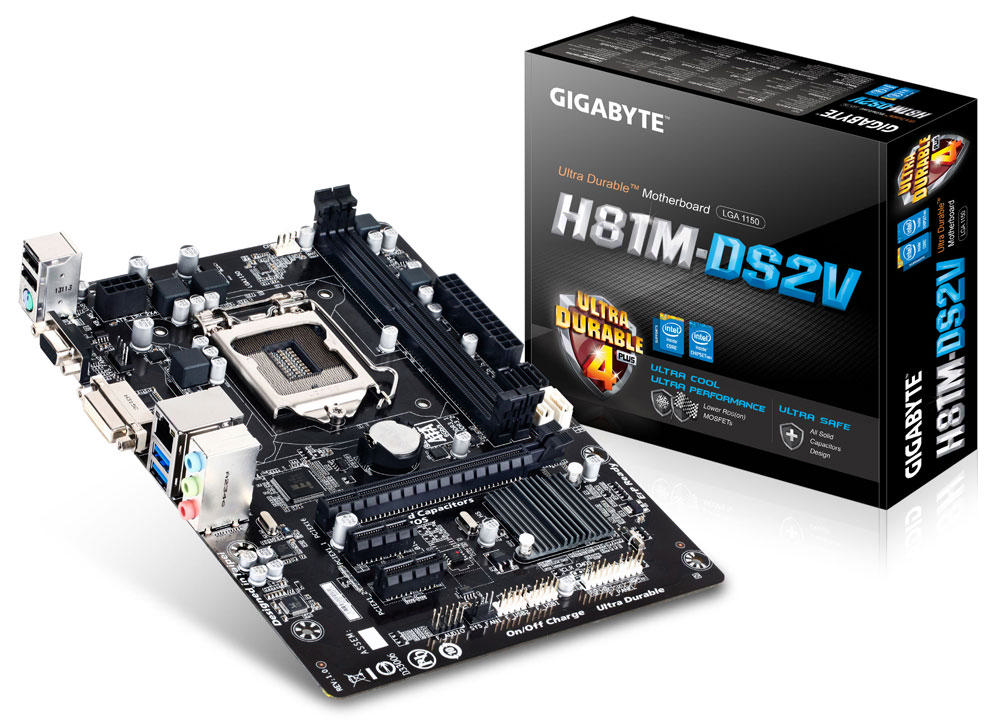 GIGABYTE GA-H81M-DS2V 1150 PIN DDR3 1600 MHz S+V+GL+16X Anakart
