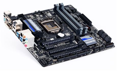 GIGABYTE GA Z87MX D3H 1150p DDR3 3000 MHz (O.C.) HDMI DVI Anakart