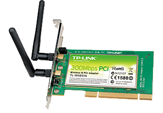 TP LINK TL-WN851ND 300Mbps wireless PCI kártya 2 antennával