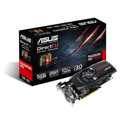 ASUS HD7850-DC-1GD5 1GB 256 Bit GDDR5 Ekran Kartı