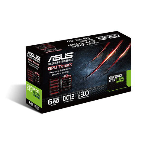 ASUS GTXTITANBLACK-6GD5 6GB 384 Bit GDDR5 Ekran Kartı