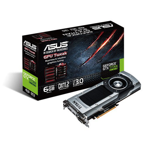 ASUS GTXTITANBLACK-6GD5 6GB 384 Bit GDDR5 Ekran Kartı