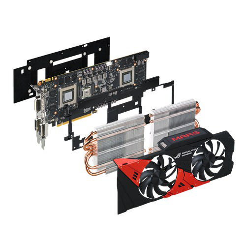 ASUS MARS760-4GD5 GTX760 4GB 512 Bit GDDR5 Ekran Kartı