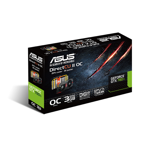 ASUS GTX780TI-DC2OC-3GD5 3GB 384 Bit GDDR5 Ekran Kartı