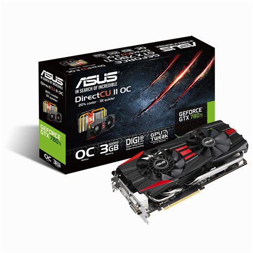 ASUS GTX780TI-DC2OC-3GD5 3GB 384 Bit GDDR5 Ekran Kartı