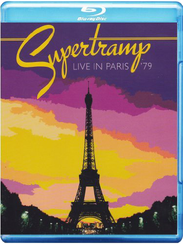 Blu-ray borító az Eiffel-toronnyal naplementekor, kék tok.