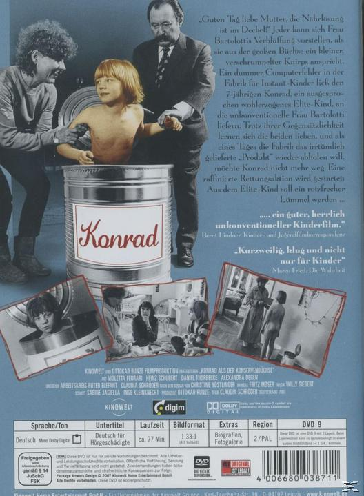 Konrad Konservenbüchse DVD der aus