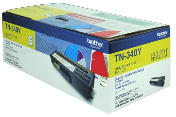 BROTHER TN-340Y Sarı Toner 1500 Sayfa