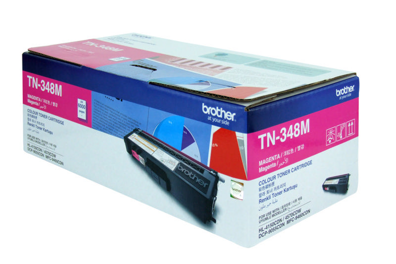 BROTHER TN-348M Kırmızı Toner 6000 Sayfa