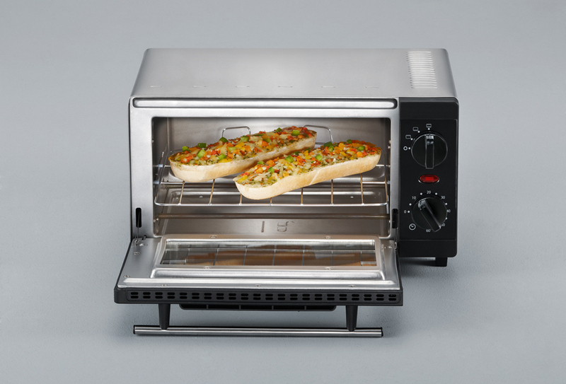 SEVERIN TO 2052 Mini Toastofen 9 Liter schwarz Toastofen