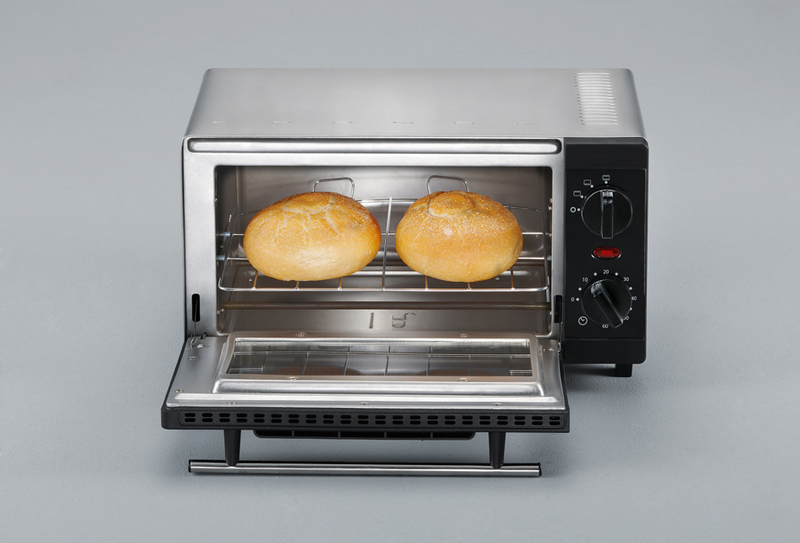 SEVERIN TO 2052 Mini Toastofen 9 Liter schwarz Toastofen