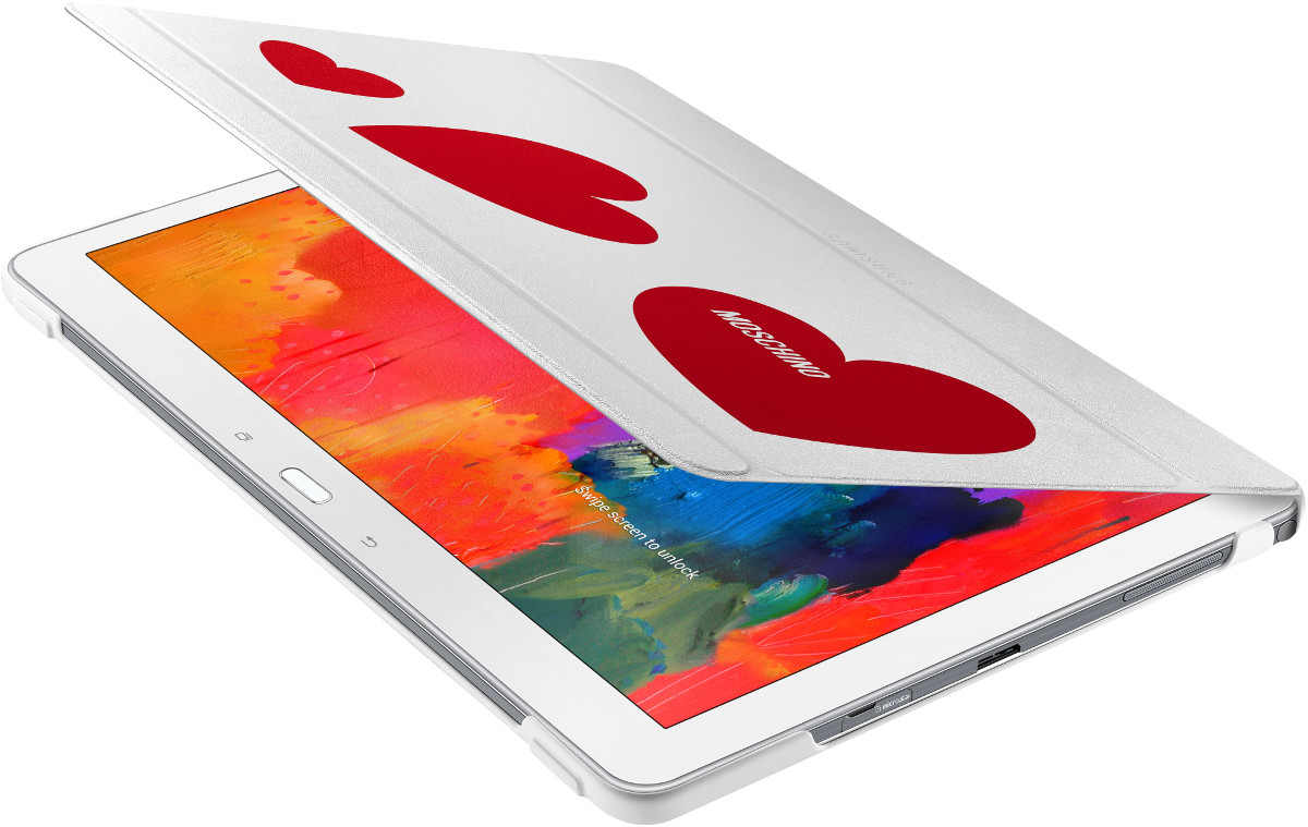 SAMSUNG Diary Case, Samsung Galaxy NotePRO / TabPRO, Weiß/Herz