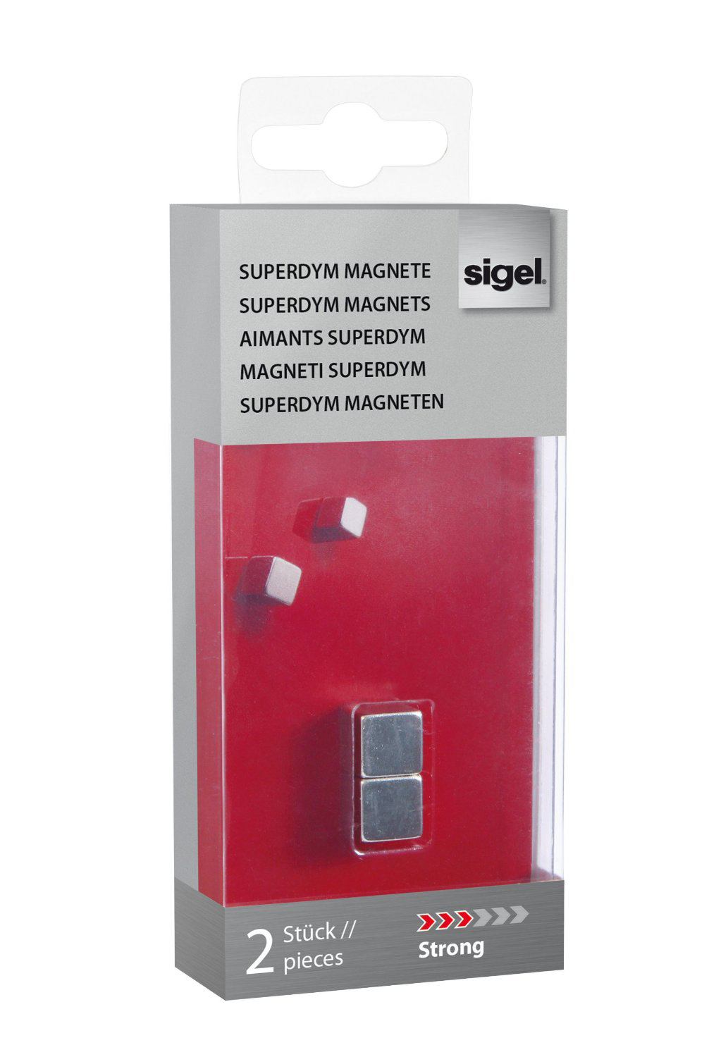 SIGEL GL 191 SuperDym-Magnete C5 "Strong" Silber