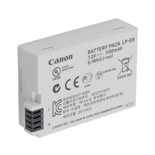 LP-E8 EOS 550D Kamera Bataryası 